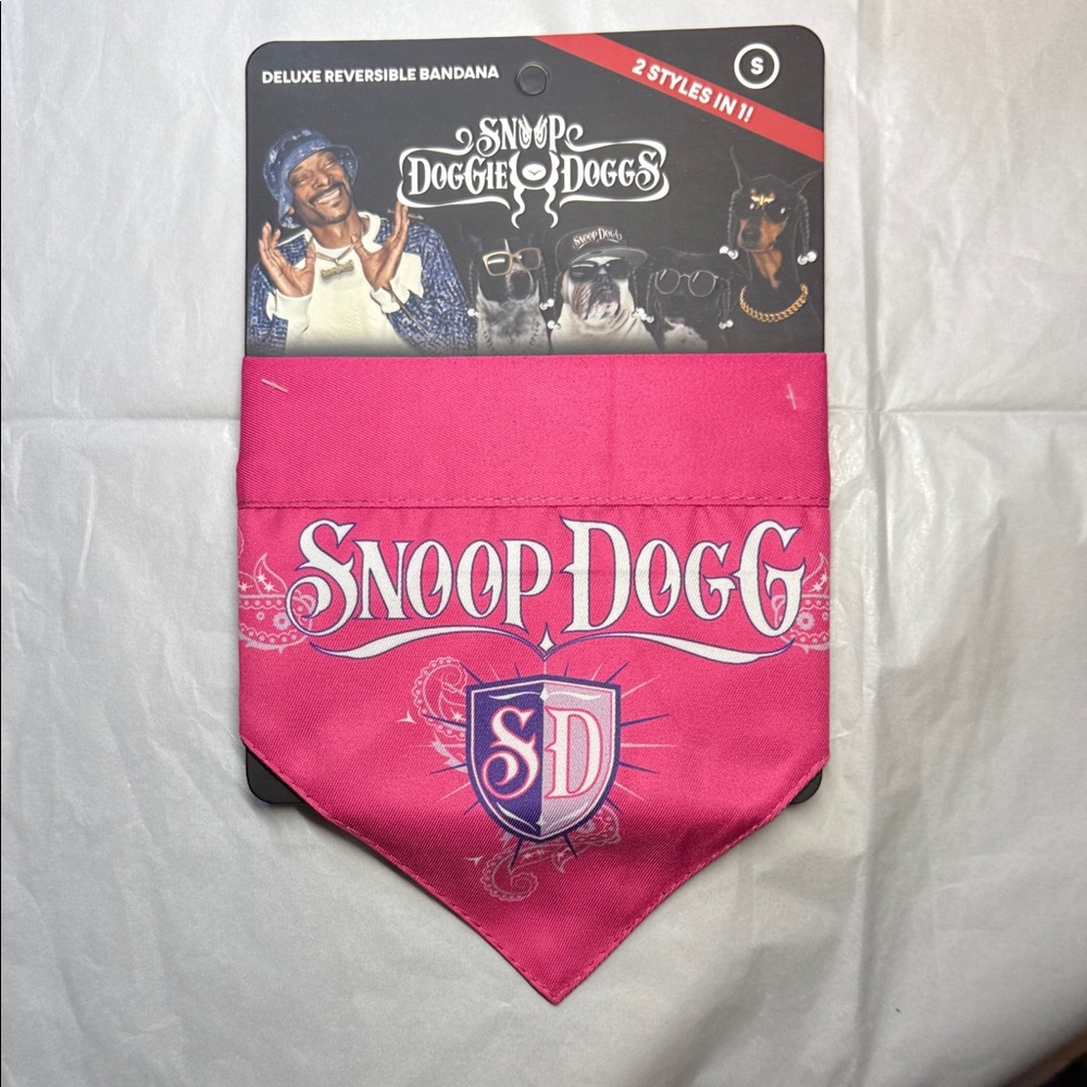 Snoop Dogg Bandana Deluxe Reversible Small dog.